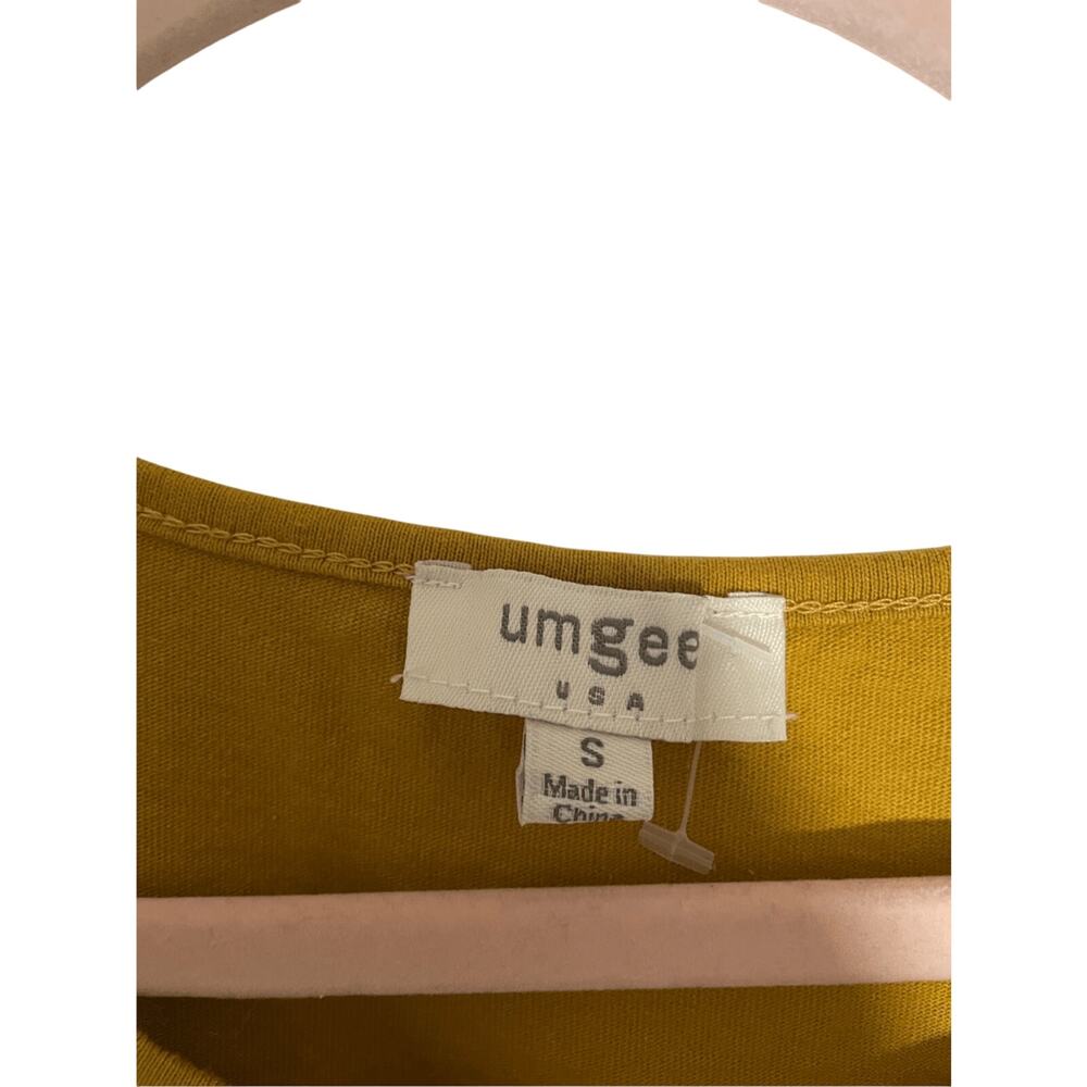 Umgee Yellow Patchwork Quilted Patterned Small Bl… - image 3